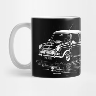 Mini Cooper in the rain Mug